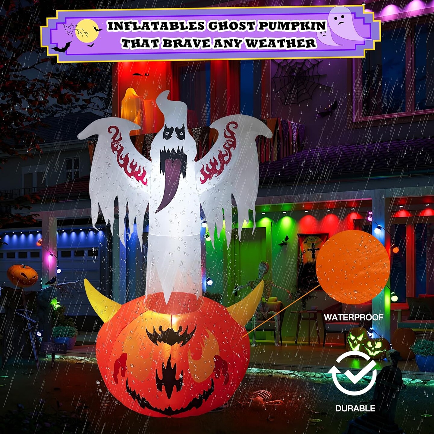 Halloween Inflatables Ghost Outdoor Decorations
