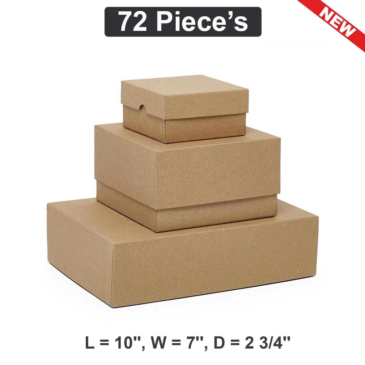 Versatile Shipping Boxes 10&#x22;x7&#x22;x2 3/4&#x22; Ideal for Safe Transport of Medium-Sized Items and Efficient Packaging Solutions