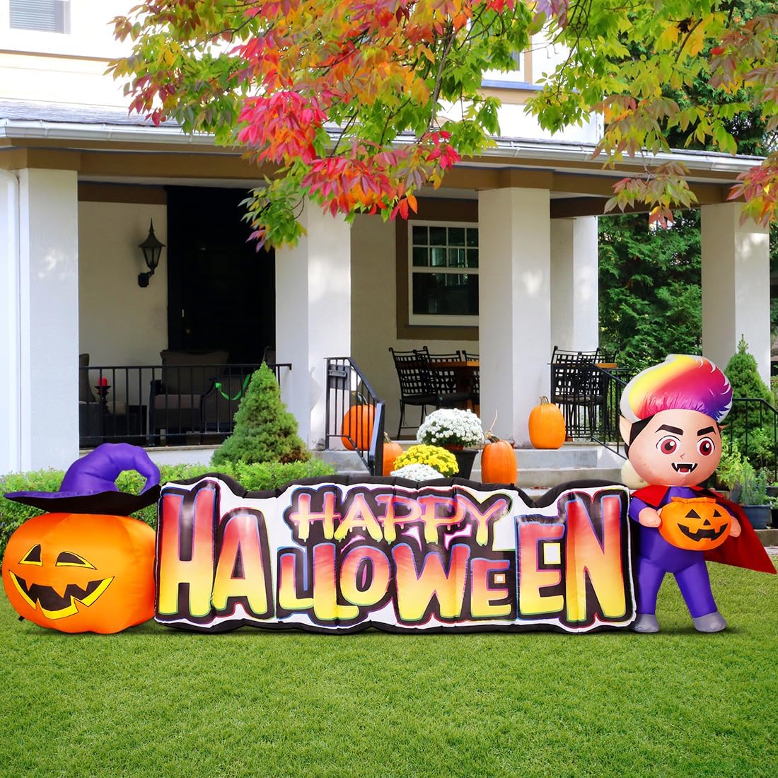 Happy Halloween Inflatables Outdoor Decorations