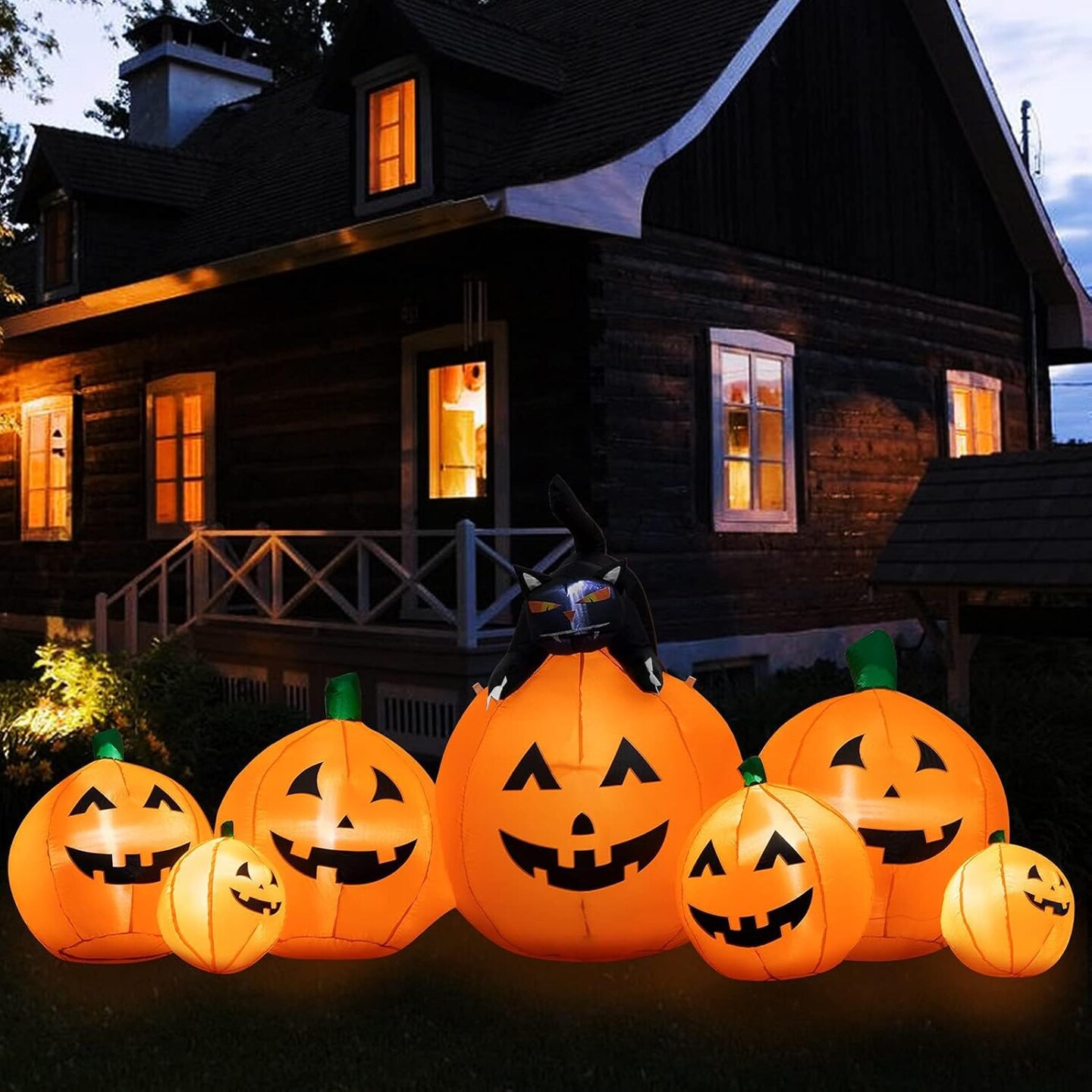 Halloween Inflatables Outdoor Decorations Pumpkin