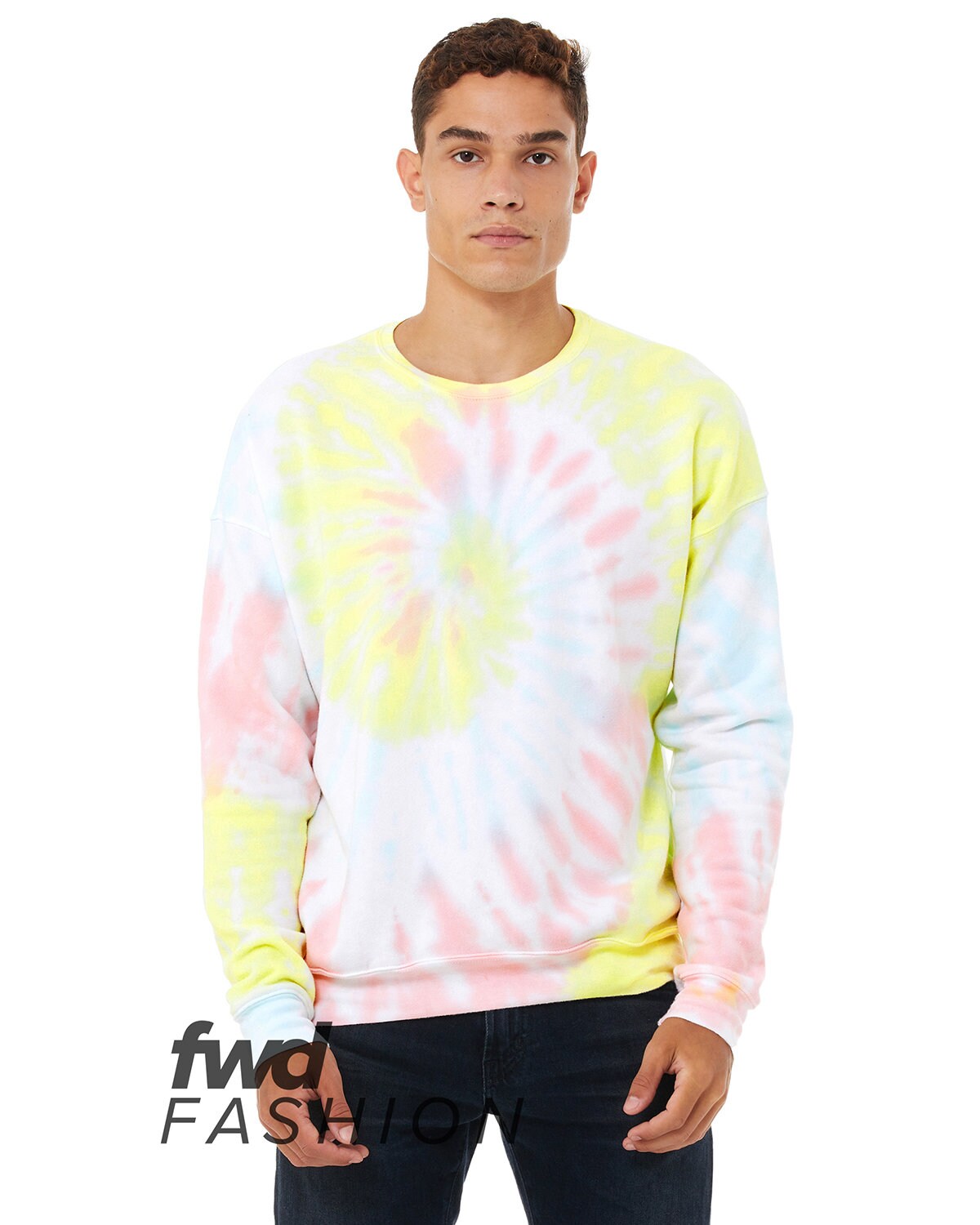 Bella + Canvas&#xAE; Unisex Tie-Dye Pullover Sweatshirt