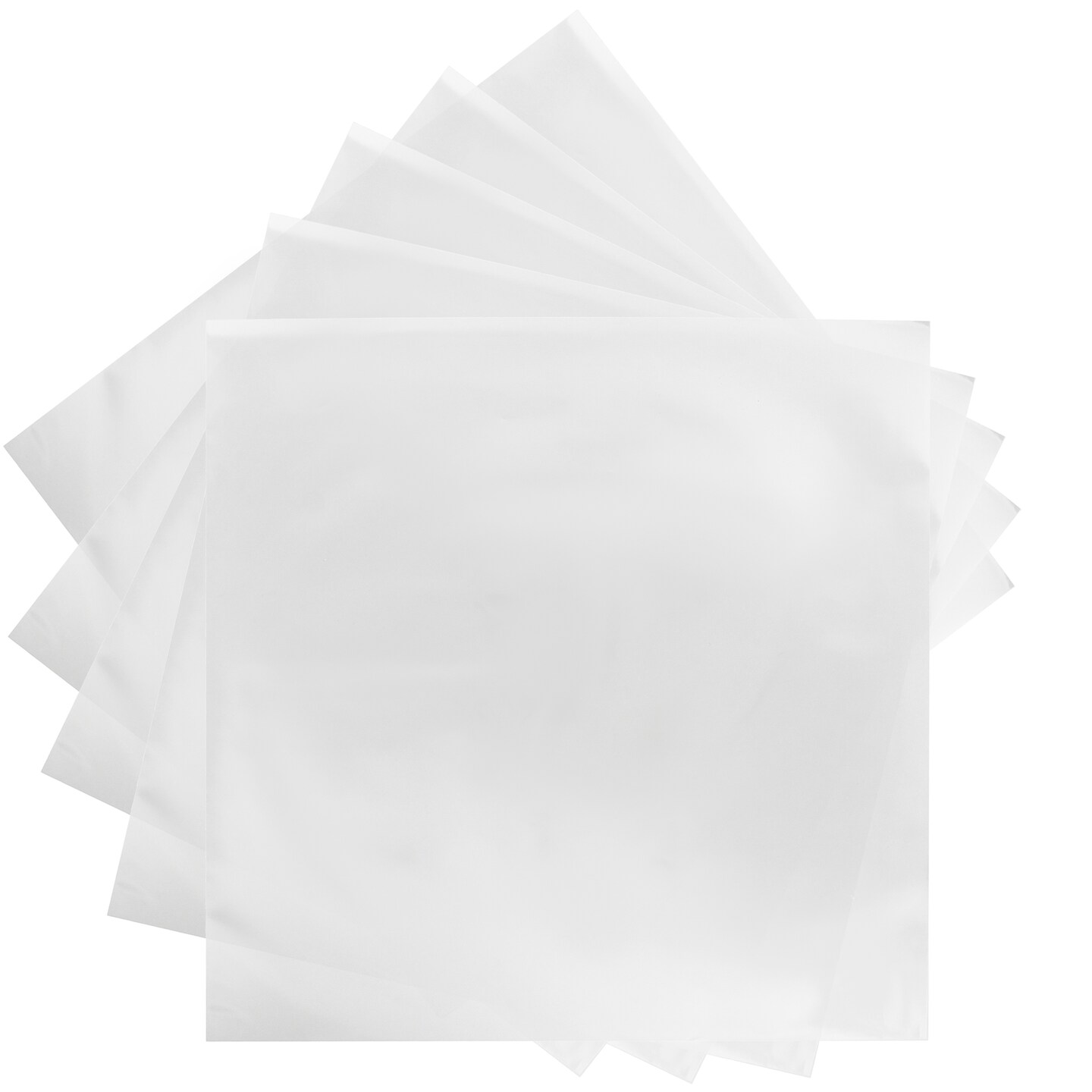 Lot45 Vinyl Record Sleeves 50 Pack Album Covers Clear Vinyl Sleeves for Records