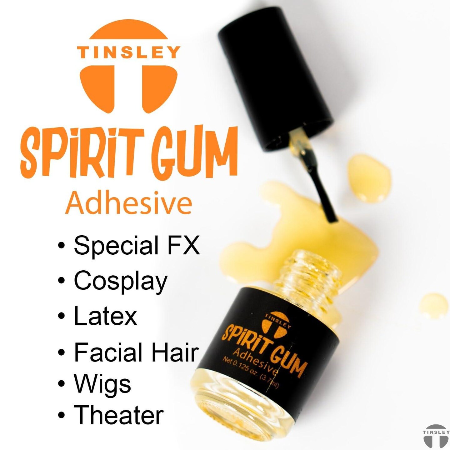 Spirit Gum &#x2013; Adhesive - Secure Any Latex Appliance Makeup or Accessories