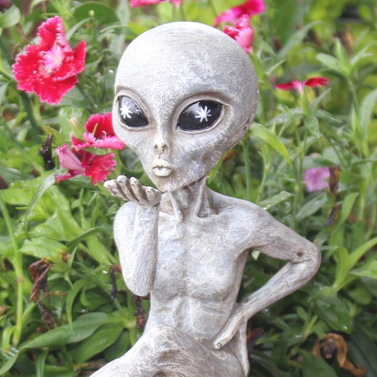 Alien Invasion “Rude and Flirty” Alien 10” H Shelf Sitter Figurine