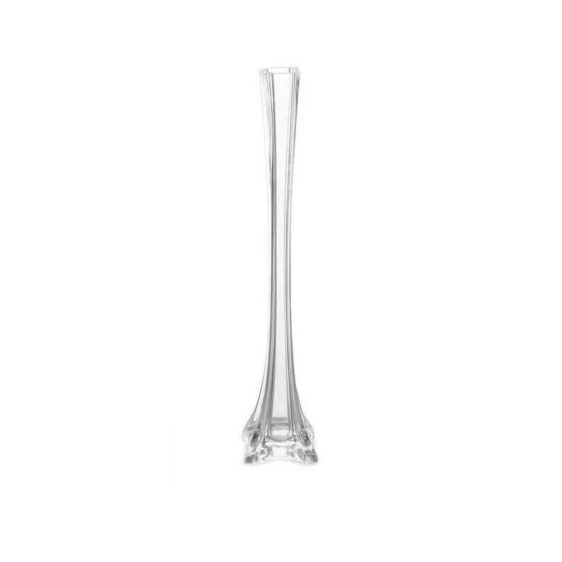 12 CLEAR Wedding Eiffel Tower vase 16" tall Centerpiece Party Decorations