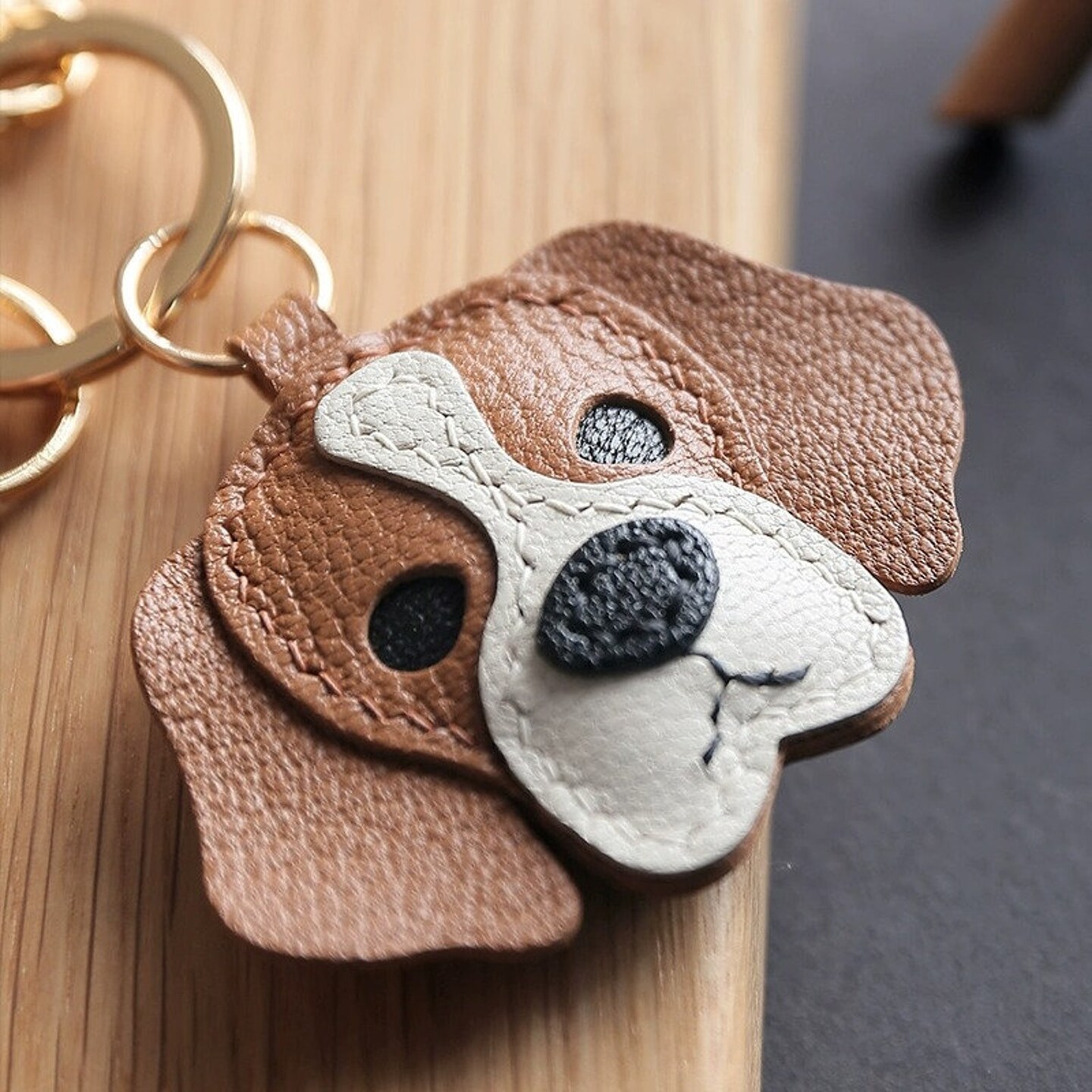 Dog key chain/bag shops charm