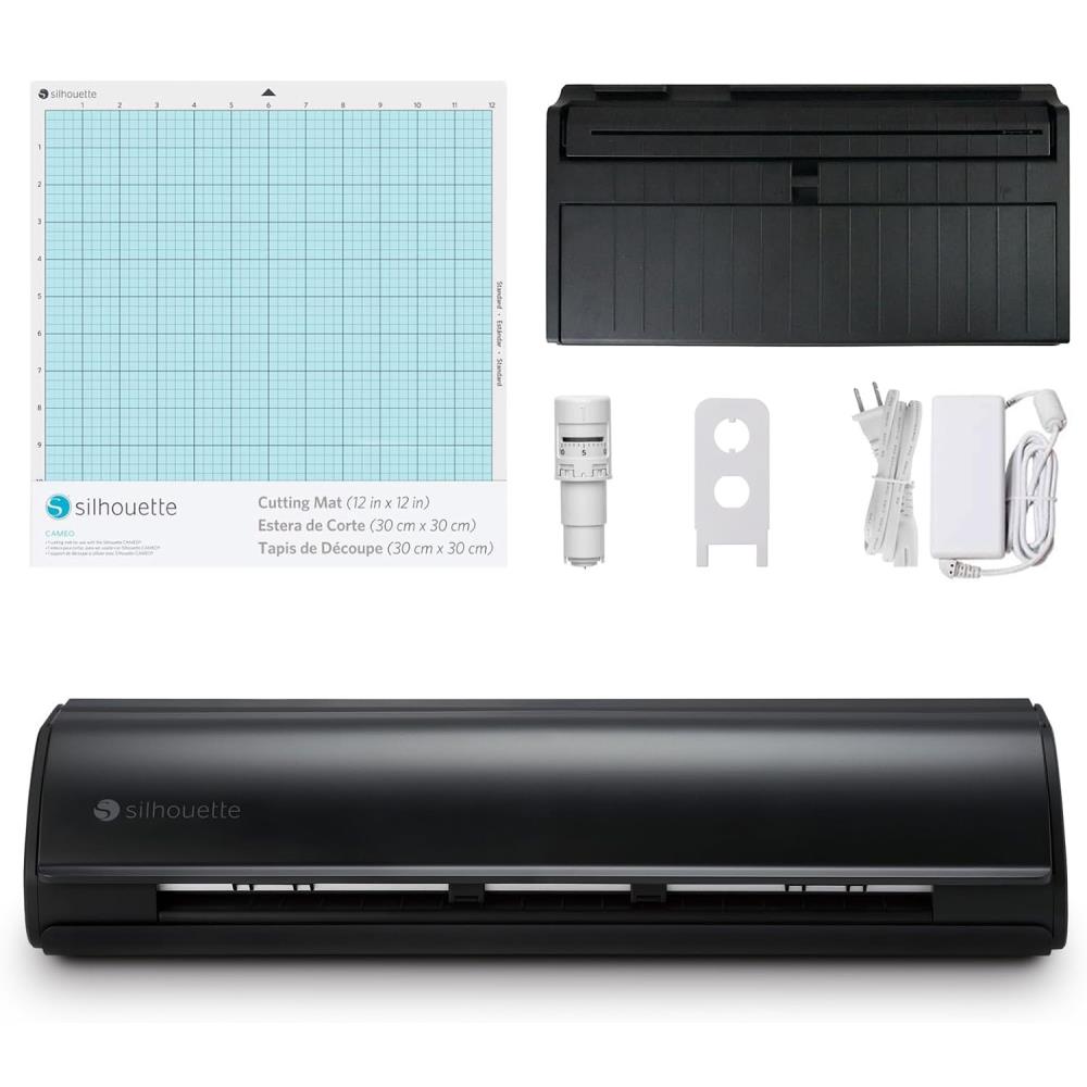Silhouette Cameo 5 Electronic Cutter Black SILH-CAMEO-5-MTBLK4T