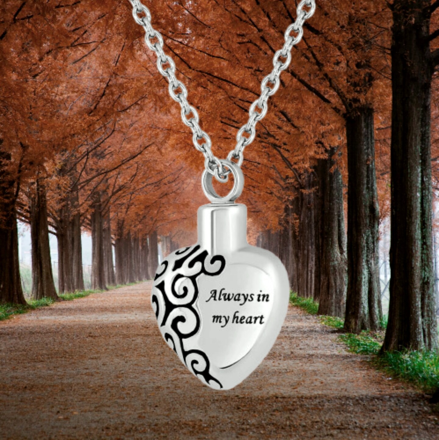 Heart Urn Necklace For Ashes Women Men Cremation Jewelry For Ashes Cremation Necklace For Dad Mom Brother Sister