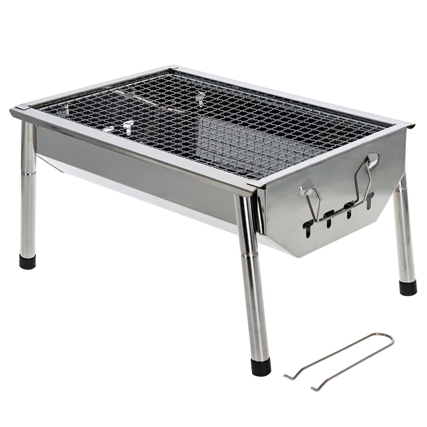 Neature Portable Charcoal Grill for Camping - 8.5in Tall BBQ Grill