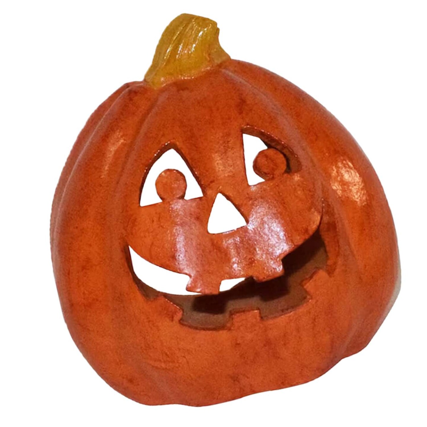 8.5 Inch Dia Halloween Tabletop Jack O Lantern