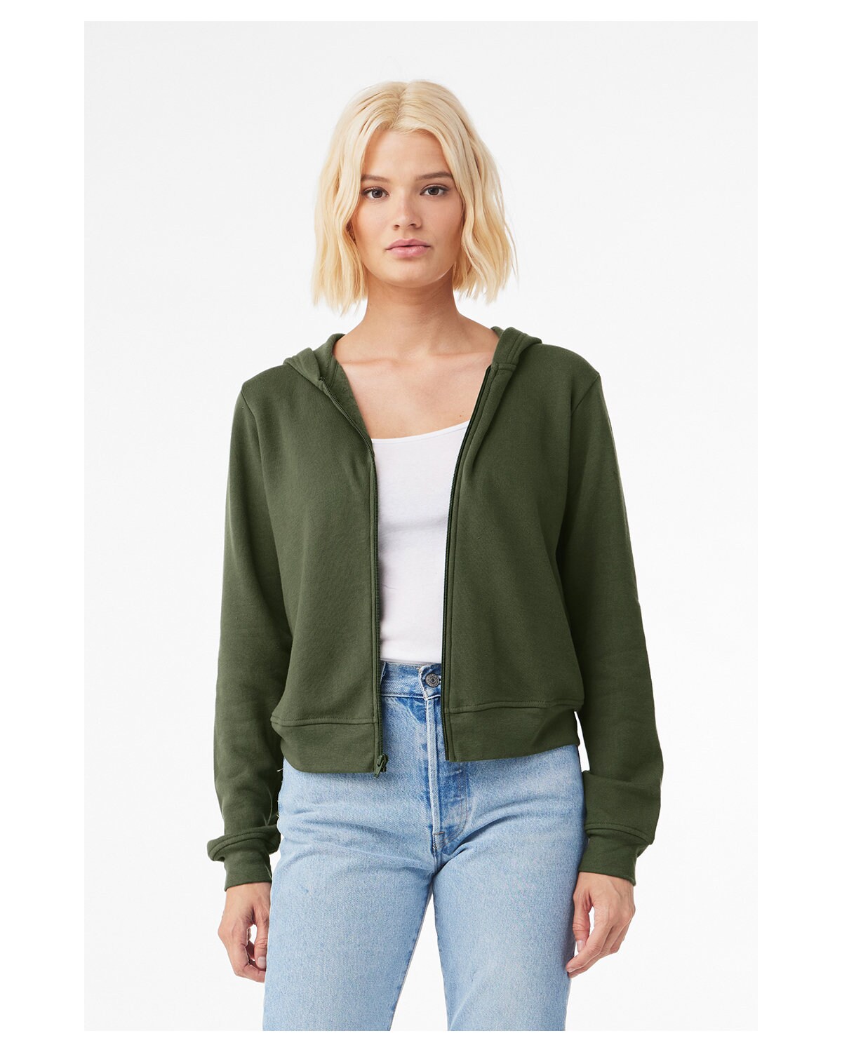 Bella + Canvas&#xAE; Sponge Fleece Full Zip Hooded Sweatshirt