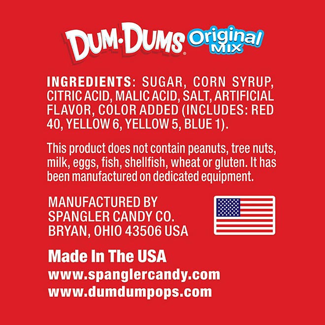 Dum Dum Original Pops 500 ct.