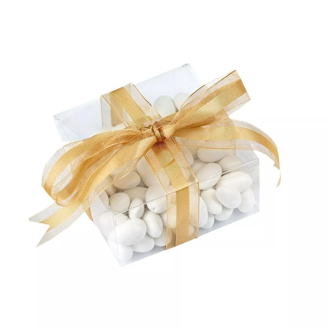 25 4&#x22;x4&#x22;x2&#x22; CLEAR Transparent Wedding Favor FAVORS Boxes