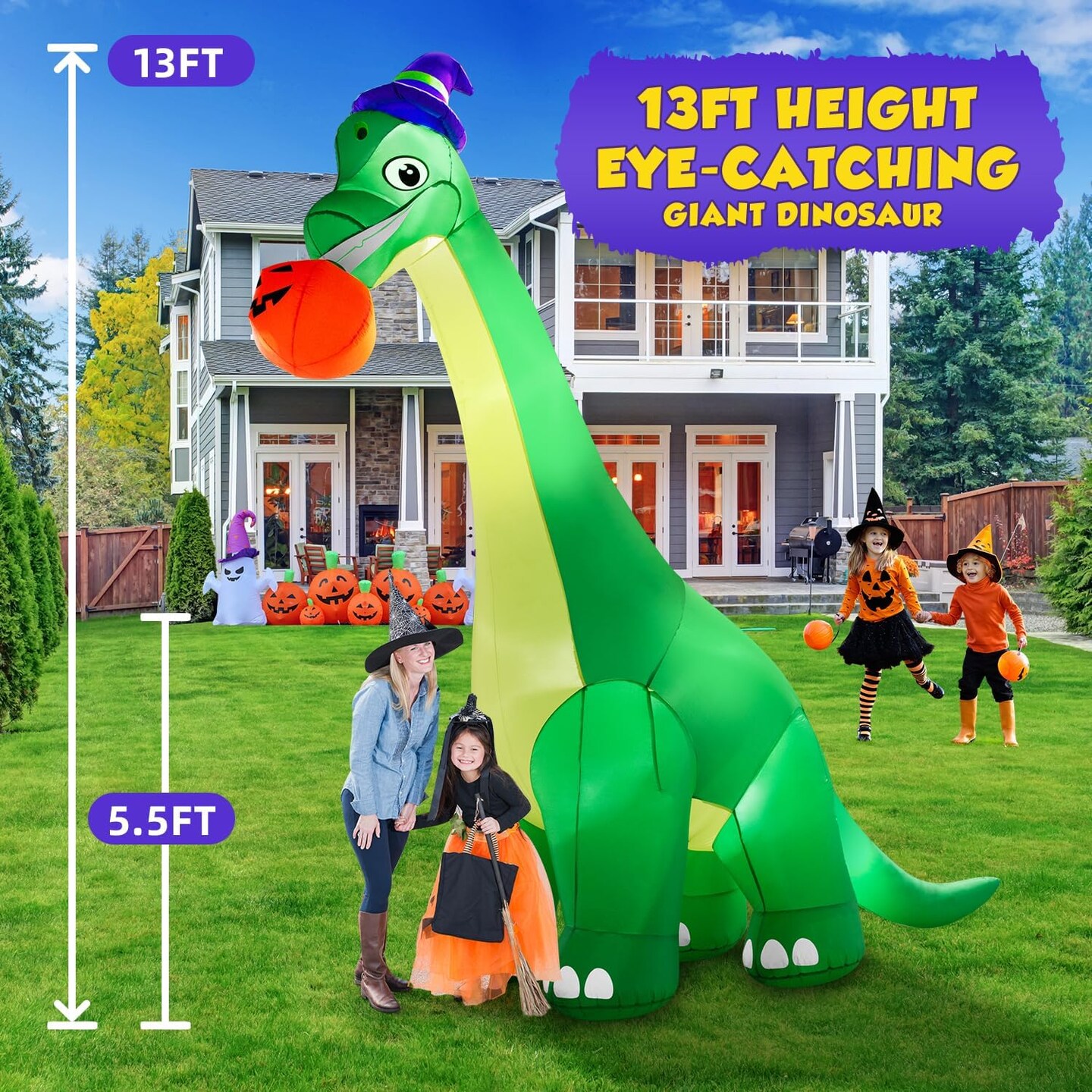 Giant Halloween Dinosaur Inflatable Decorations