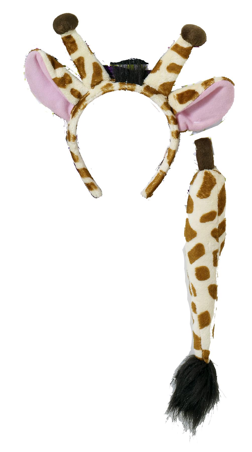 Giraffe Ears &#x26; Tail Costume Accessory Kit