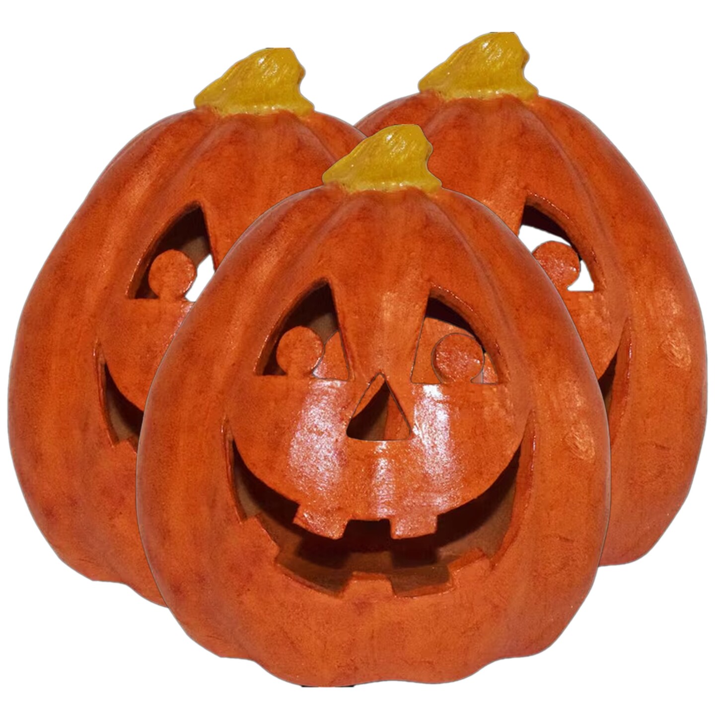 8.5 Inch Dia Halloween Tabletop Jack-O-Lantern