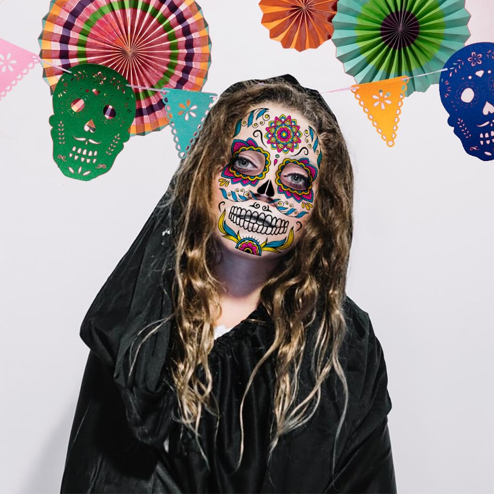 Day of The Dead Temporary Tattoos