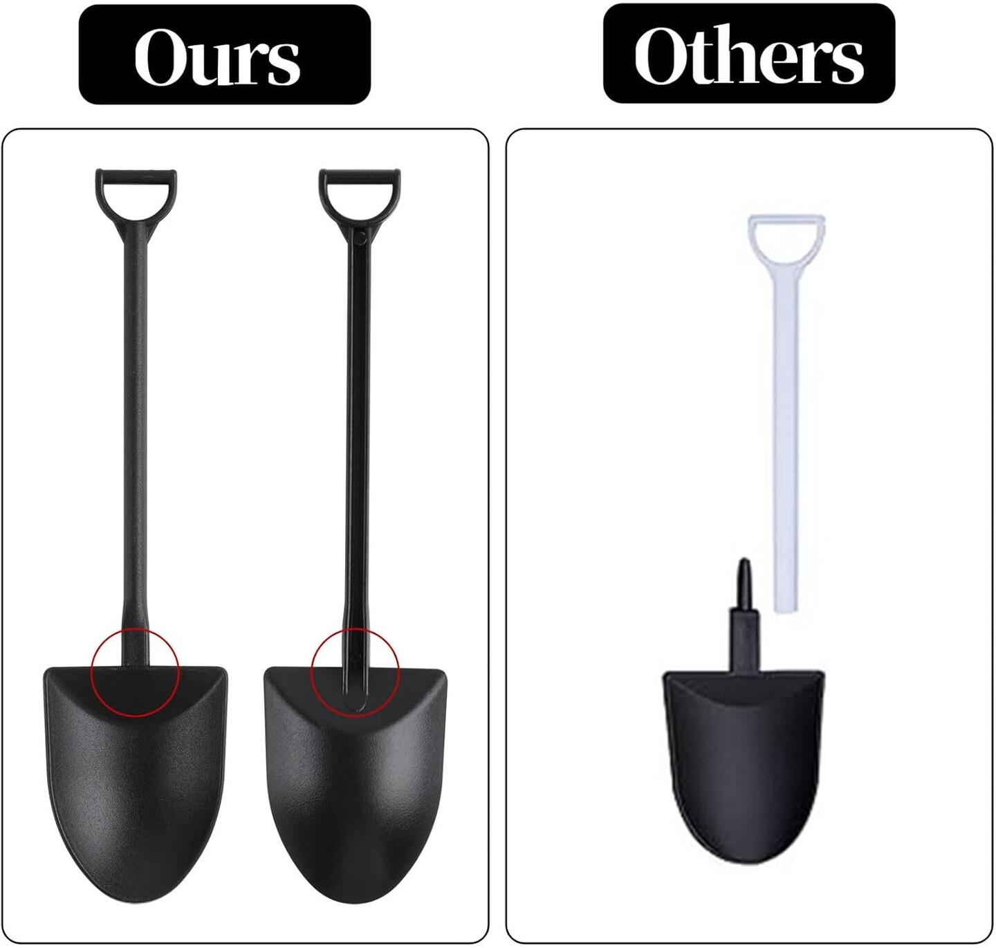 Mini Shovel Spoons for Desserts,