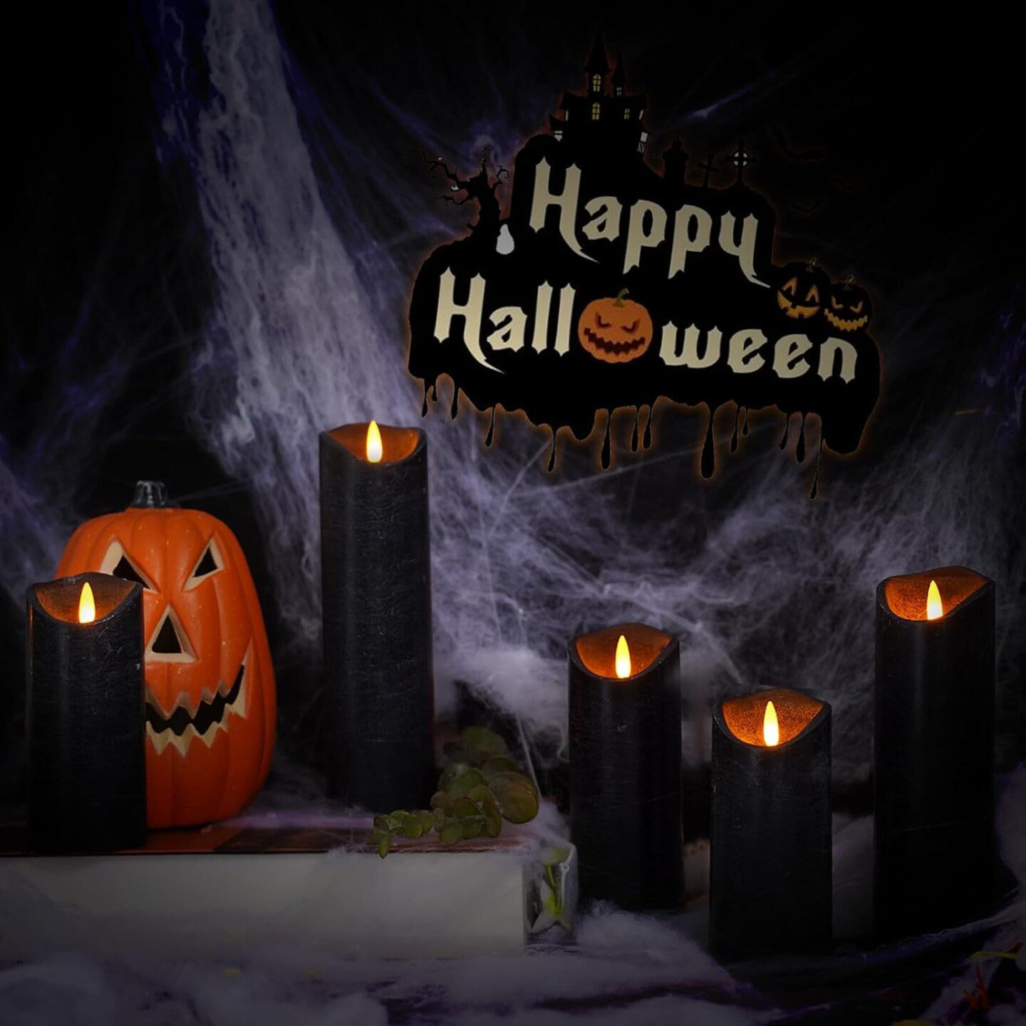 Flameless Candles with Remote Control and Timer Set