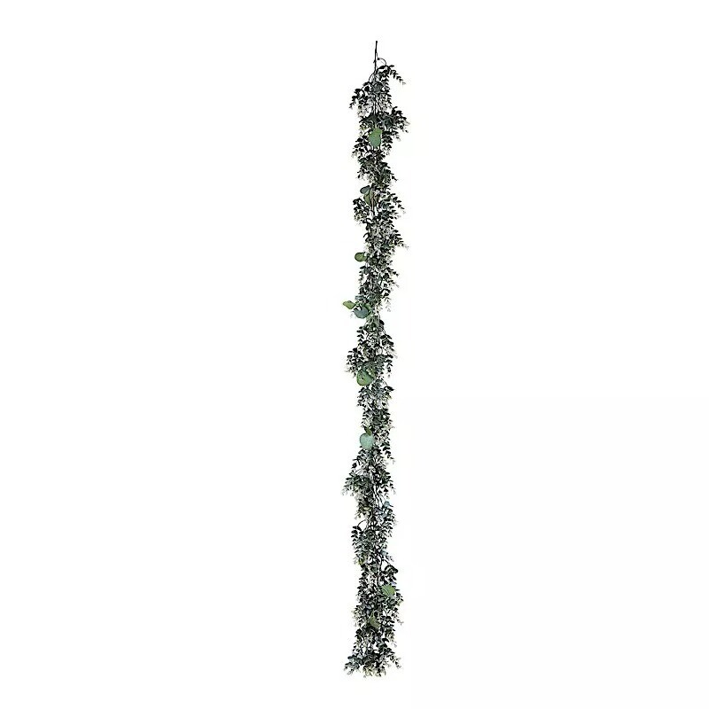 6 ft Green Artificial Eucalyptus Boxwood Foliage Garlands Wedding Decorations