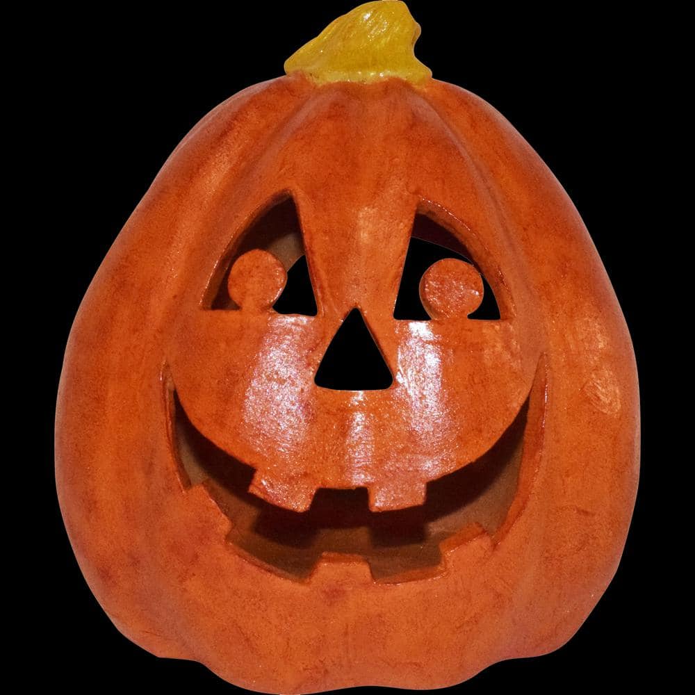 8.5 Inch Dia Halloween Tabletop Jack O Lantern