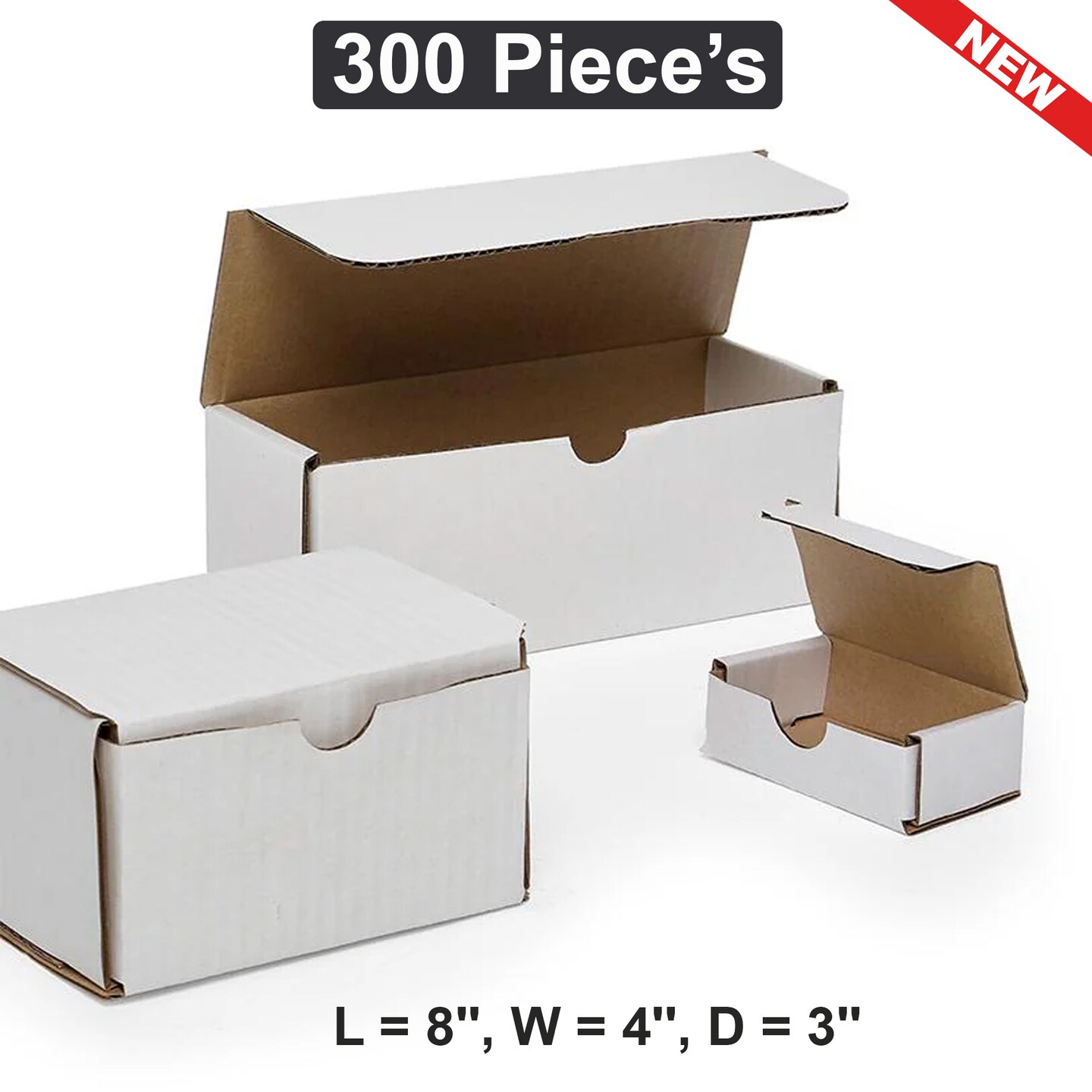 8&#x22; x 4&#x22; x 3&#x22; Mailer Boxes Versatile Packaging for All Your Shipping Needs