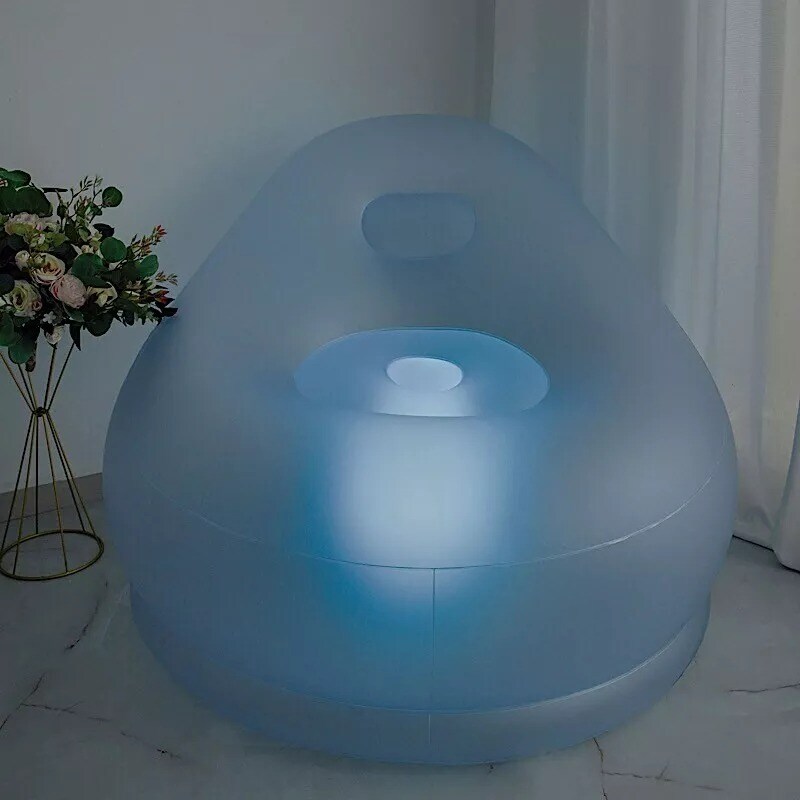 32" x 40" Assorted Air Candy Light Up Inflatable Chair LED Furniture Party Event