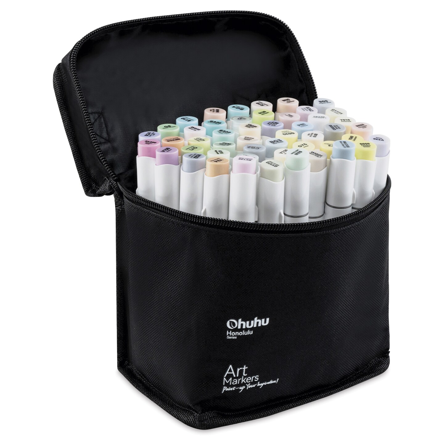 Ohuhu Honolulu Dual Tip Marker Sets - Set of 48, Blossoming Pastel