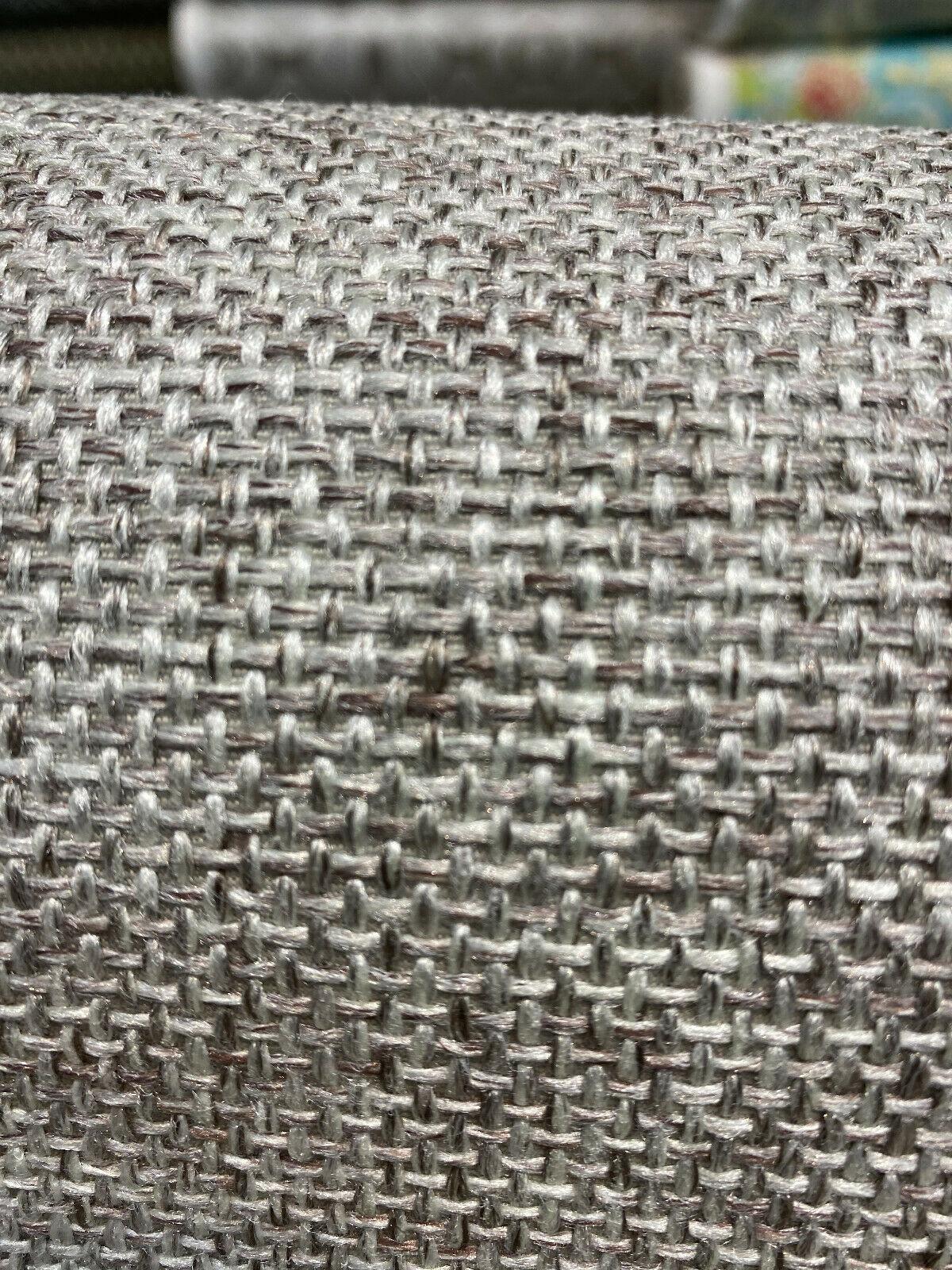 1 Yard Shale Gray Chenille Upholstery Fabric Soft Woven Textured Material 100% Polyester 56 Inches Width