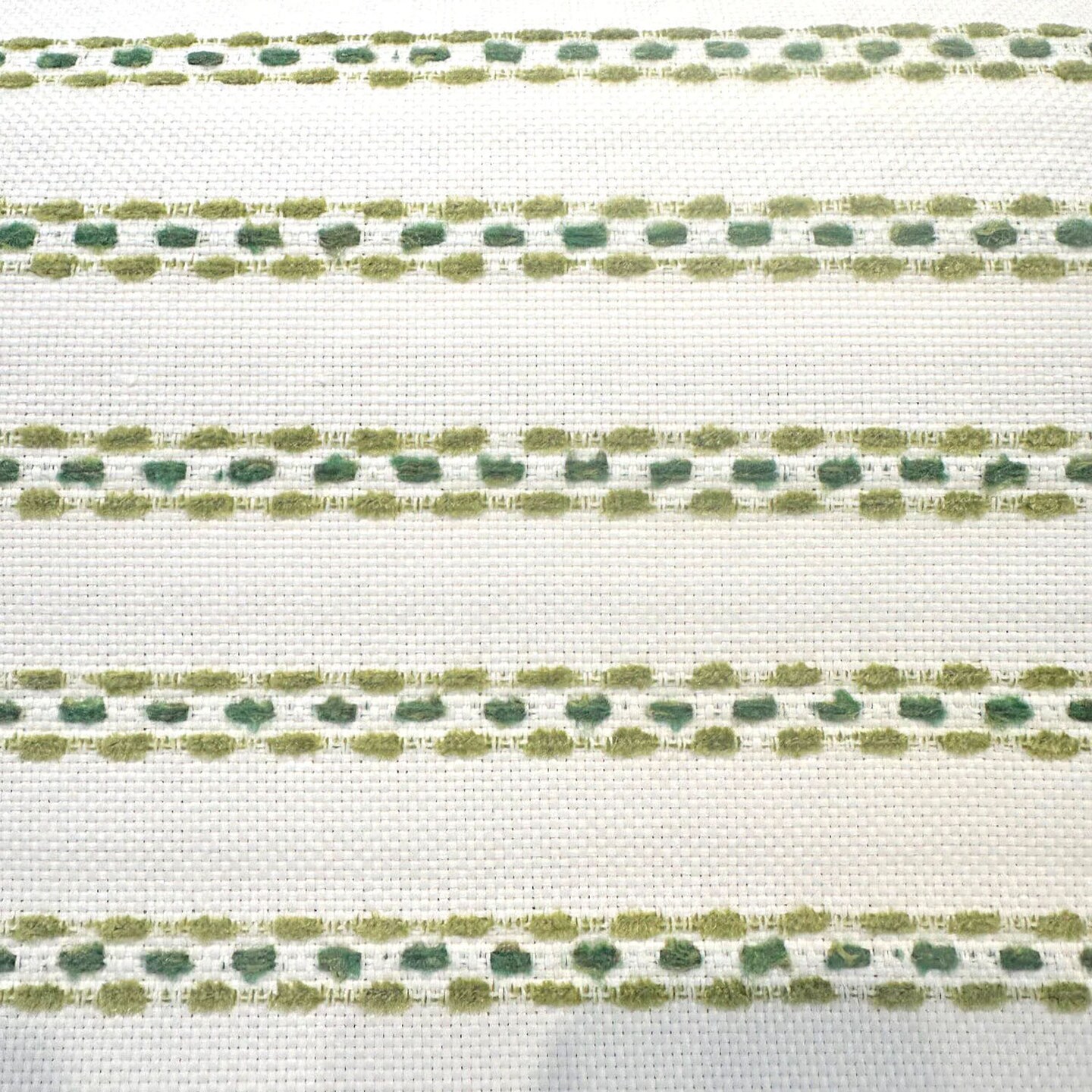 1 Yard Stitchy Stripe Green Leaf Sunbrella Upholstery Fabric Multipurpose 54 Inch Width