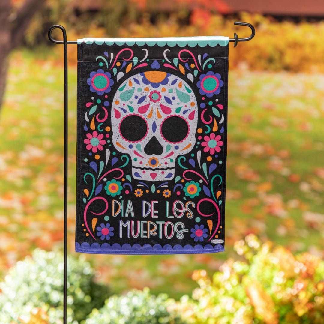 Day of the Dead Garden Flag 2 Sided Halloween