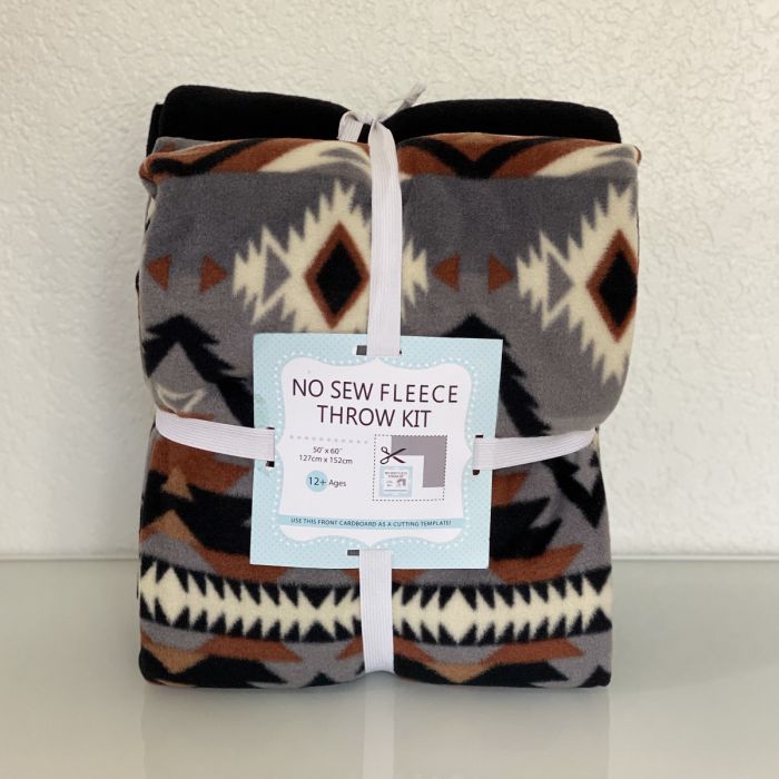 Native Southwest Raymi Anti-Pill No Sew Throw Fleece Fabric Kit
