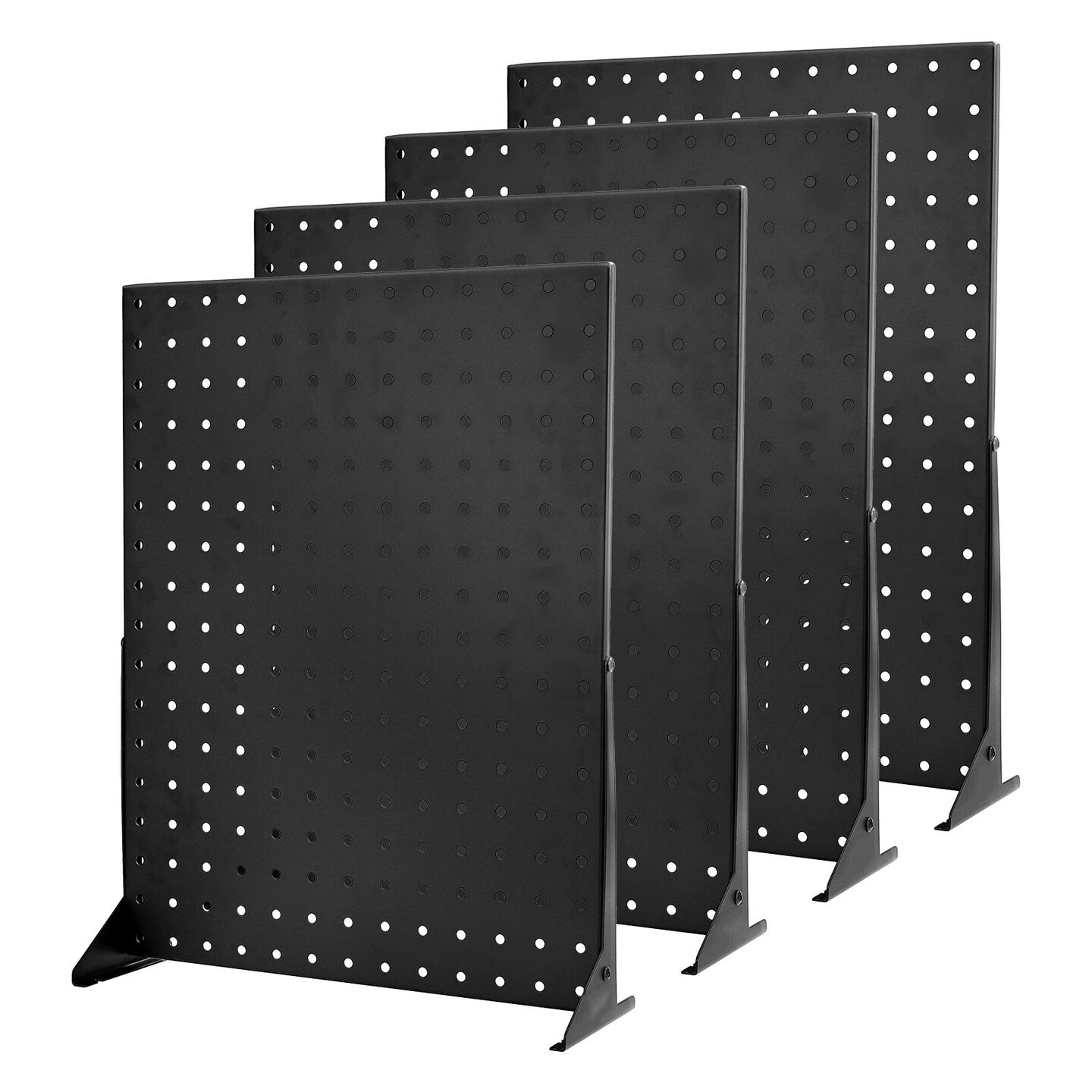 Tabletop Pegboard Stand 4 Pieces with Durable Steel Panels for Displaying Items