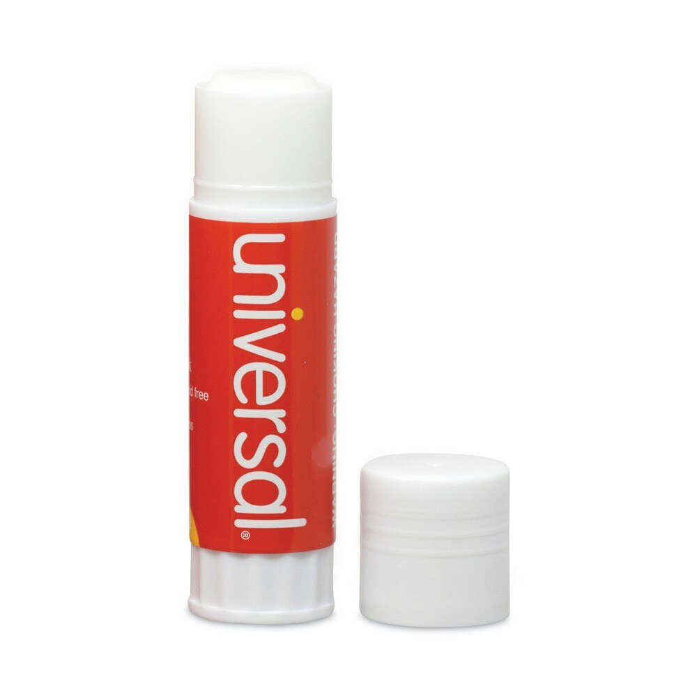 Universal 1.3 oz. Applies and Dries Clear Glue Sticks (12/Pack)
