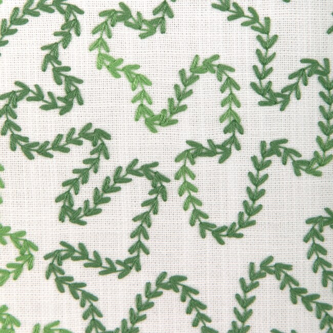 1 Yard Embroidered Polyester Cotton Fabric