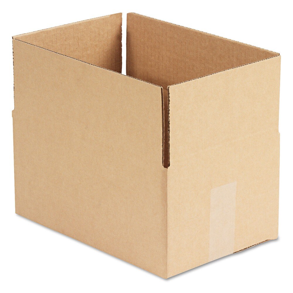 Universal 8 in. x 12 in. x 6 in. Fixed-Depth Corrugated RSC Shipping Boxes - Brown Kraft (25/Bundle)