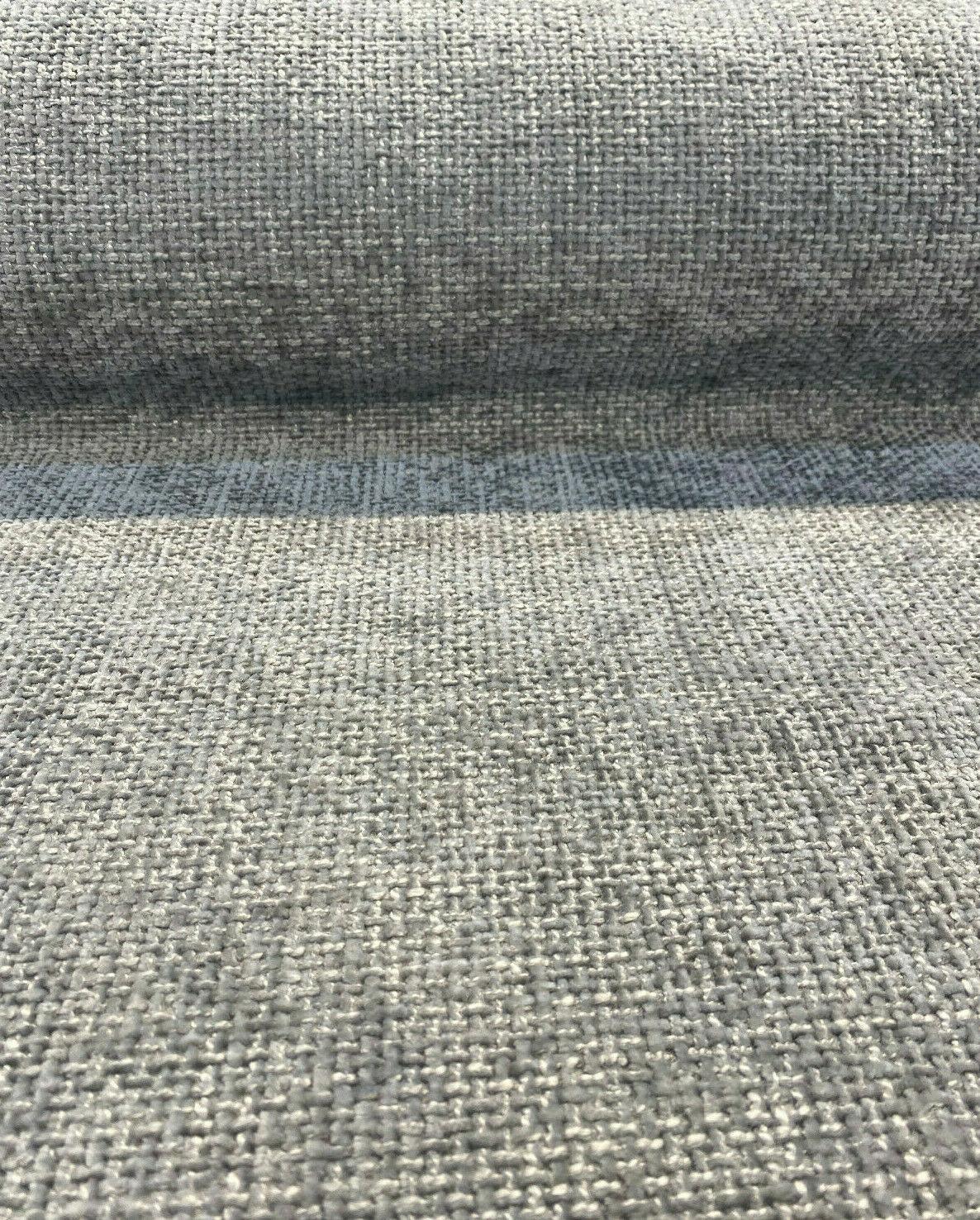 1 Yard Earl Gray Soft Tweed Chenille Upholstery Durable 100% Polyester Fabric