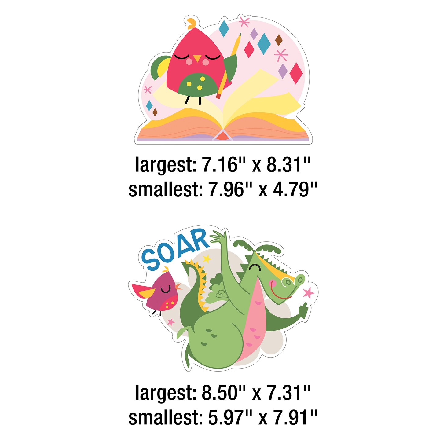 Carson Dellosa Make Every Day an Adventure 32-Piece Prepunched Bulletin Board Set, Colorful Stationery and Illustrations, Fairy Tale Forest Theme Decorations for Homeschool and Classroom Decor