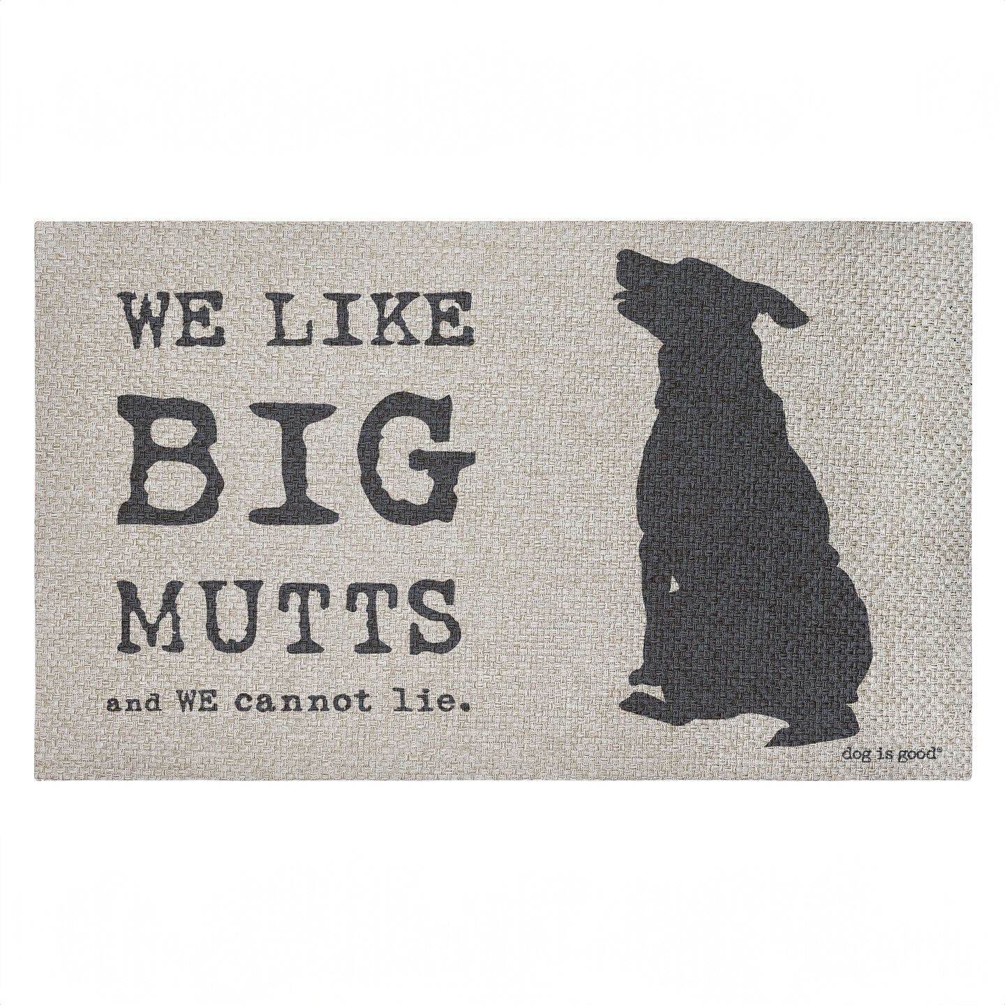 Stupell Industries Cant Live Without Dogs Quick Dry Non Slip Door Mat Recycled Cushioned, 18"x30"
