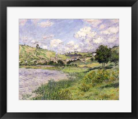 Framed Art Landscape, Vetheuil, 1879 by Claude Monet Wall Decor 18x24 Artwork