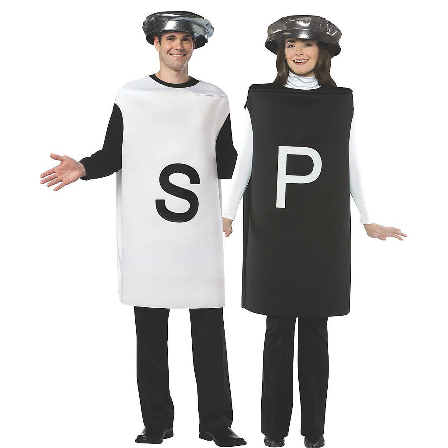 Salt And Pepper Couples Costume Tunics Hats