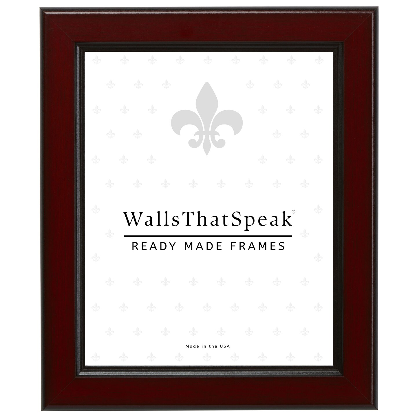 8x10 Picture Frame, Mossehaus 1.375 Inch MDF  Moulding, Wall Display Frame for Art, Posters, or Photos by wallsthatspeak