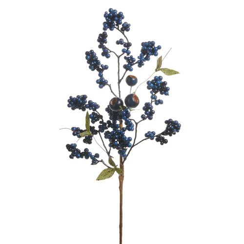24&#x22; Blueberry and Pod Spray
