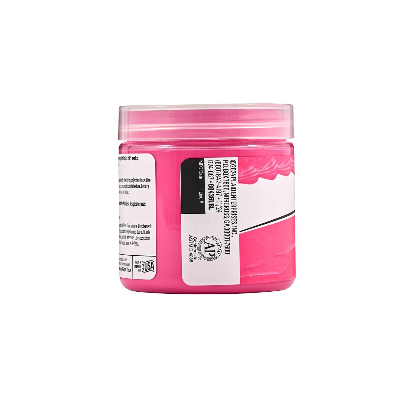 FolkArt Super Thick Acrylic Paint Medium Pink 4 oz