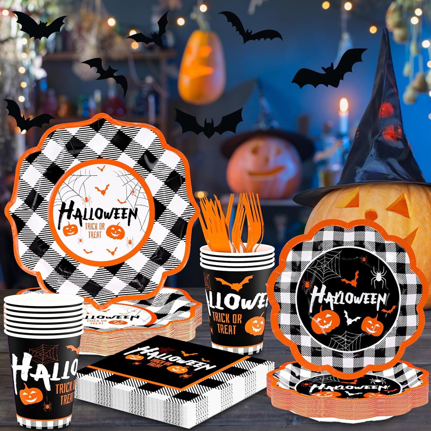 Halloween Party Supplies(Multicolor)9 x 4 x 9 inches