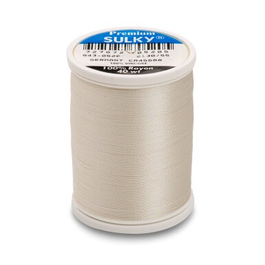 850 Florida Thread Sulky 40 Wt. Rayon Thread - Bone -850 yd. Spool | Michaels