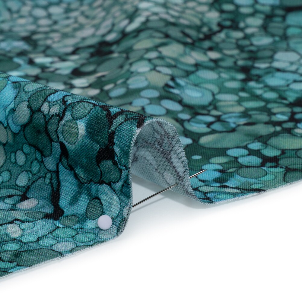 1 Yard Wide Backing Quilting Cotton Tranquility Bubbles Fabric