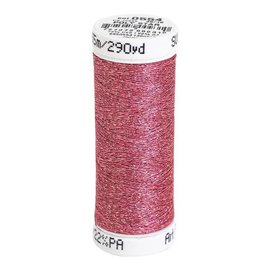 Sulky 30 Wt. Poly Sparkle™ Thread - Light Burgundy with Tone on Tone Sparkle - 290 yd. Spool