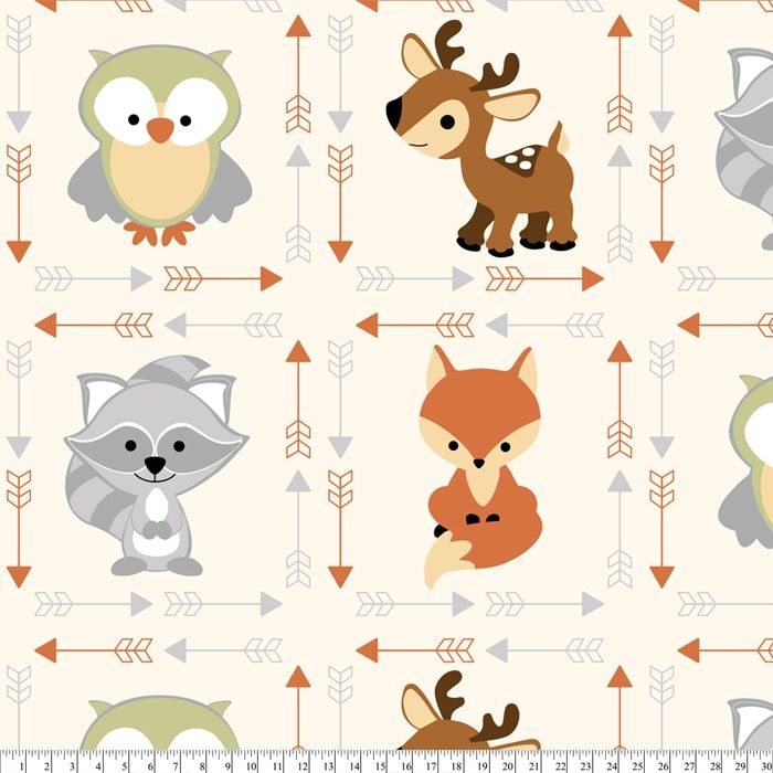 Animal Buddies Anti-Pill Premium Fleece Fabric | By The Yard