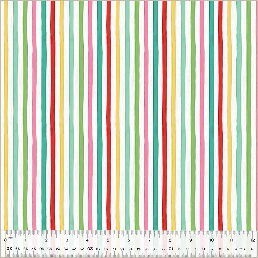 Festive Stripe in Multi (53909-8) | Christmas Village | Whistler Studios | Windham